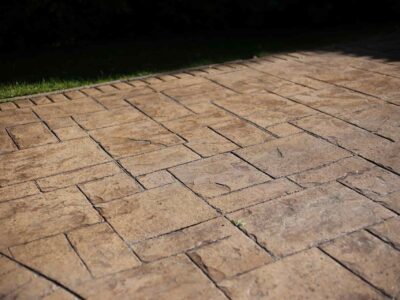 Crowborough patterned concrete driveway