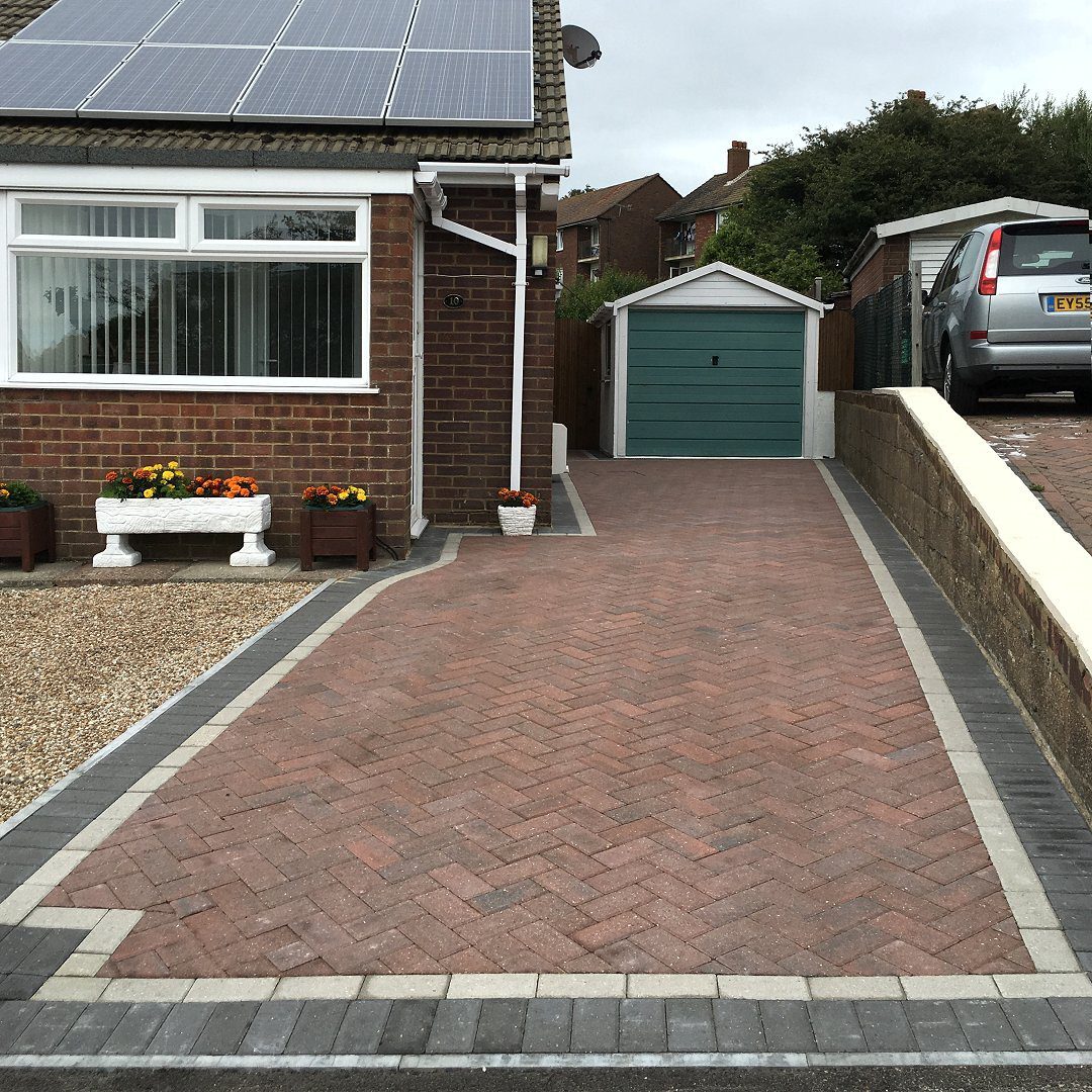 Block paving driveway styles Hastings