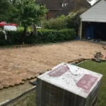 Block paving installation progress Hastings